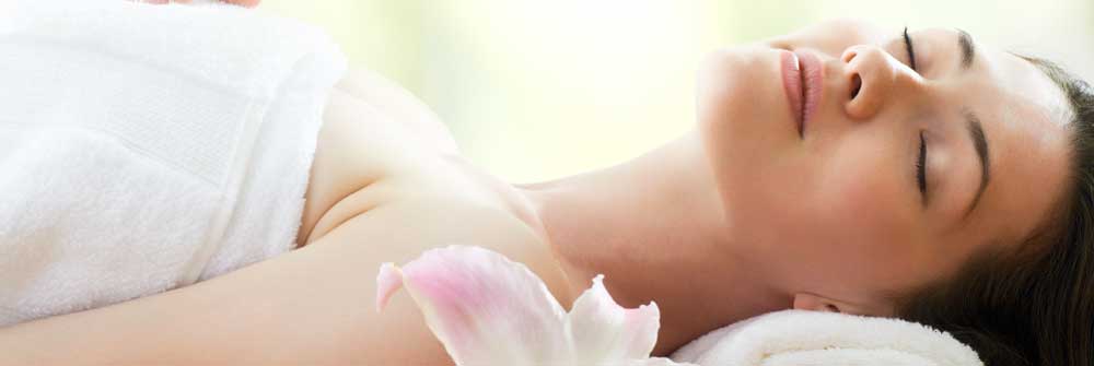 European Massage Clinic female sleeping rest towel headrest